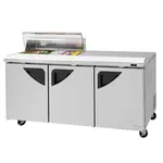 Turbo Air TST-72SD-10S-N-CL Refrigerated Counter, Sandwich / Salad Unit