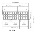 Turbo Air TST-72SD-30-N Refrigerated Counter, Mega Top Sandwich / Salad Un