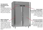 Victory Refrigeration RSA-2D-S1-EW-HC Refrigerator, Reach-in