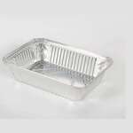 WESTERN PLASTICS Container, 2.25 lb, Aluminum Foil, Oblong, (500/Case) Western Plastics 588B