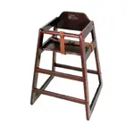 High Chair, Mahogany, Wood, Winco CHH-103