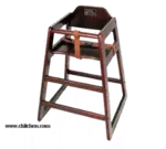 Winco High Chair, Mahogany, Wood, Winco CHH-103