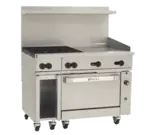 Wolf C48C-4B24G Range, 48" Restaurant, Gas