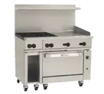 Wolf C48C-4B24G Range, 48" Restaurant, Gas