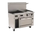 Wolf C48S-4B24G Range, 48" Restaurant, Gas